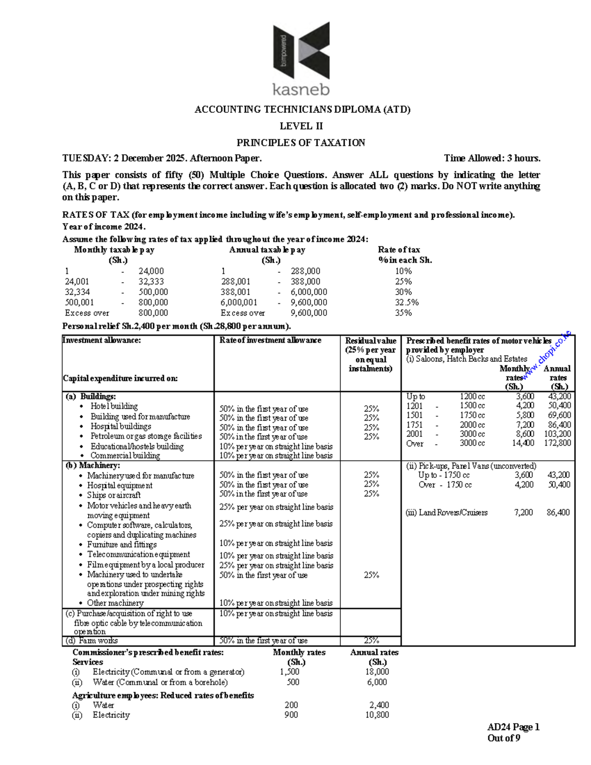 ATD LEVEL II PRINCIPLES OF TAXATION FINAL EXAM NOTES - Studocu