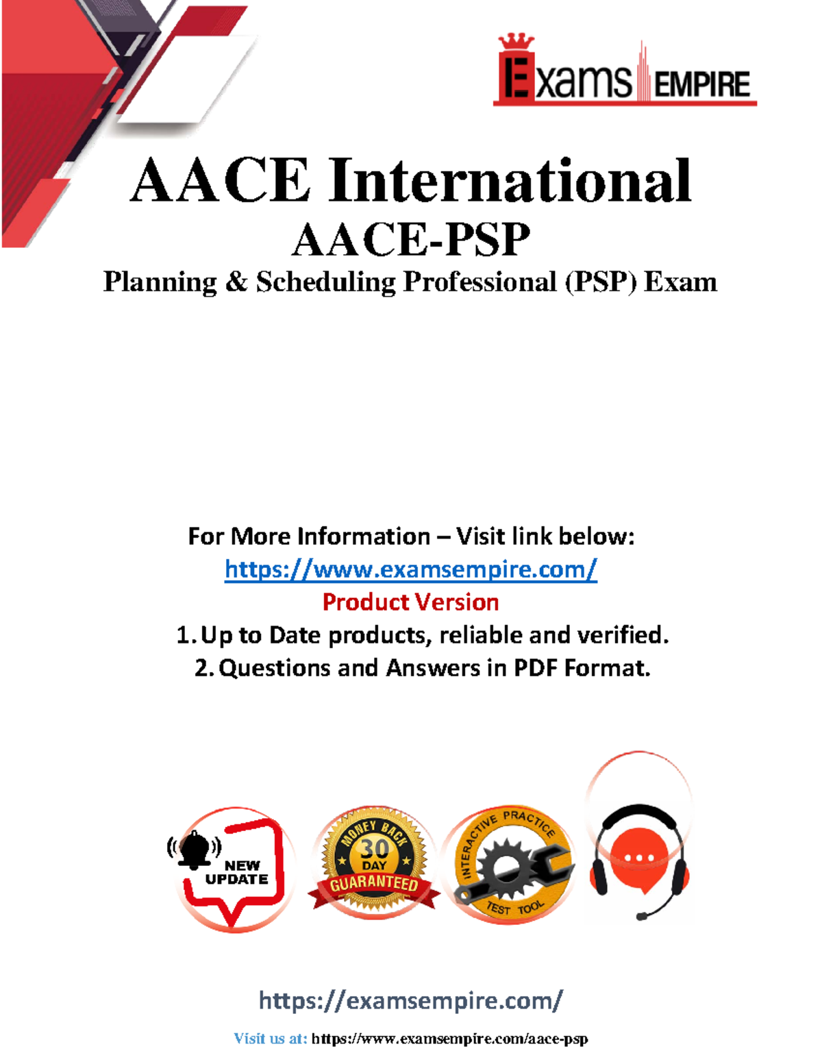 AACE-PSP Questions and Answers pdf dumps - examsempire/ For More ...