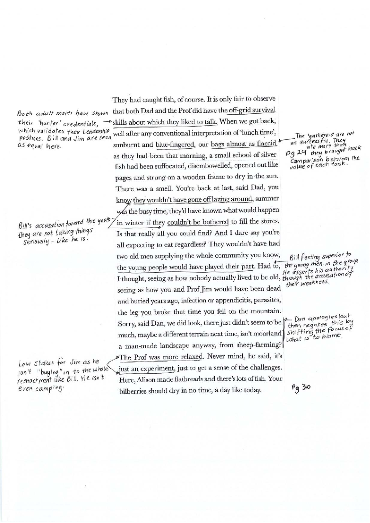 GHOST WALL Analysis: Leadership and Survival (Pg 29-30) - Studocu