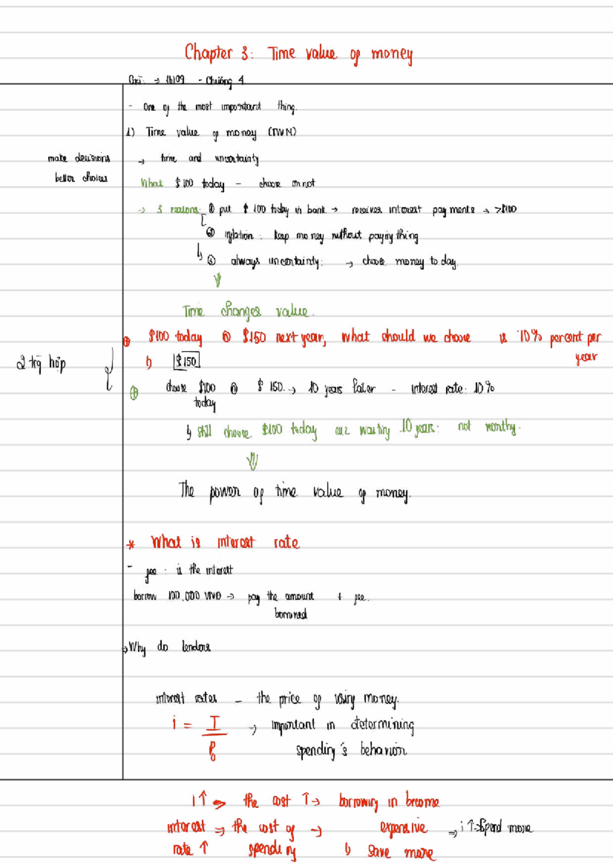 Chapter 3: Time Value of Money - GKI 16109 Notes - Studocu