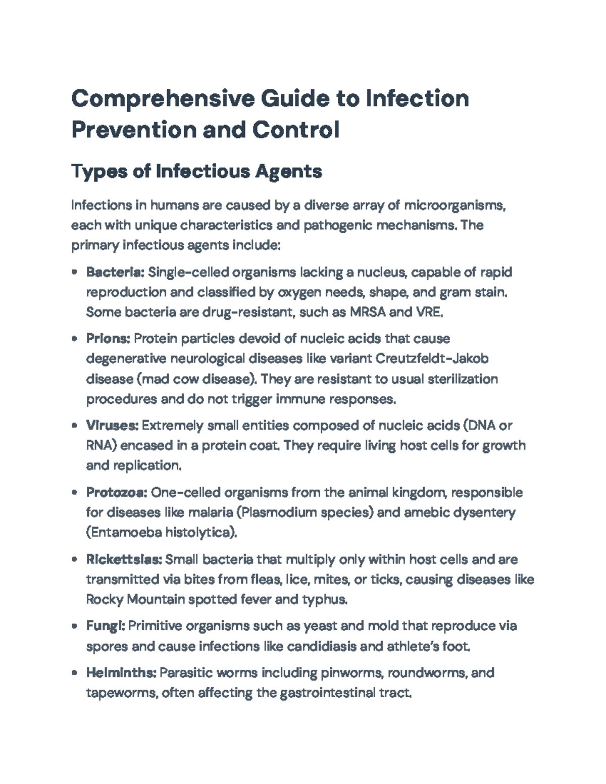 Comprehensive Guide to Infection Prevention & Control in Healthcare ...
