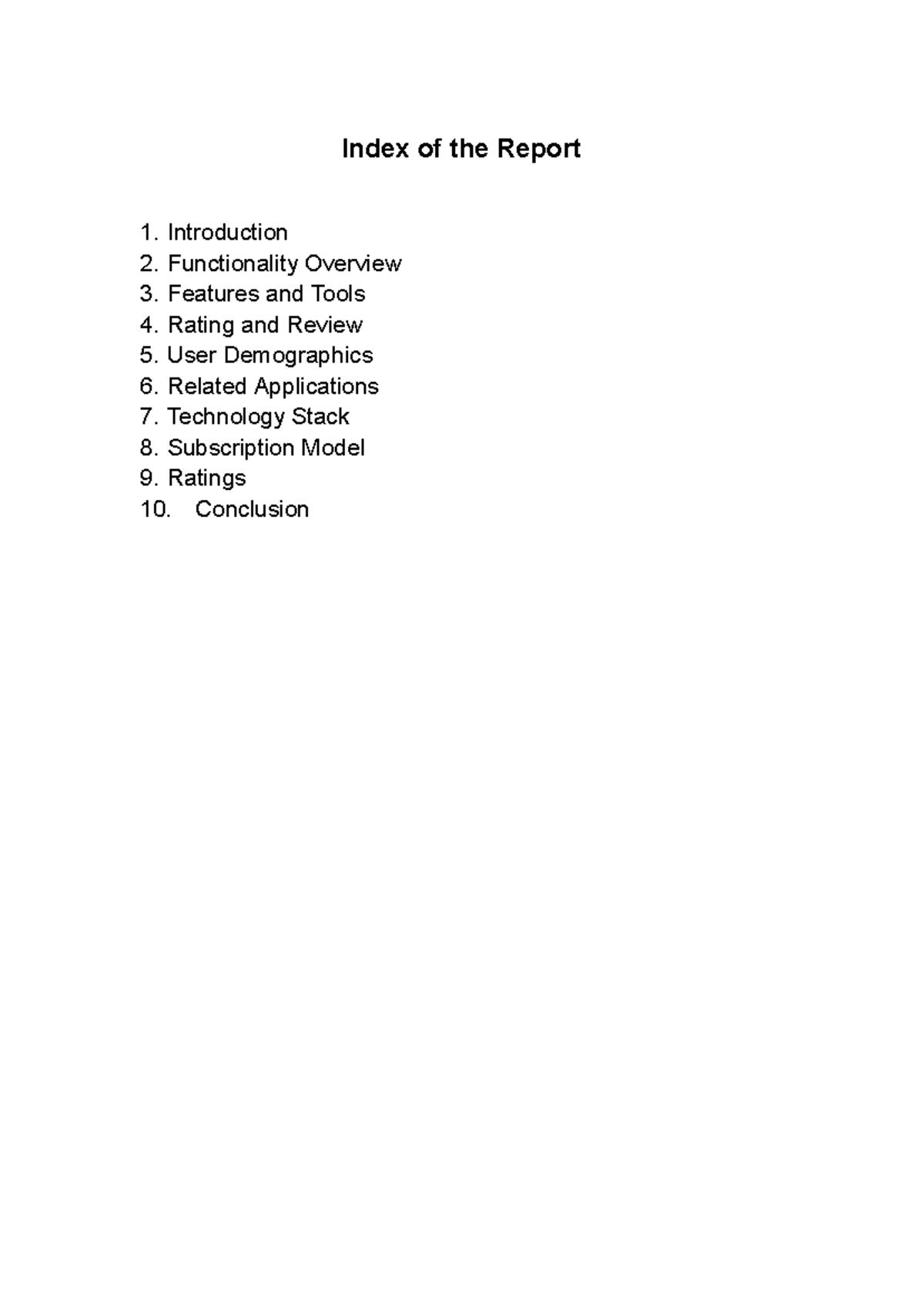 Report on Codewars - DSA notes - Index of the Report 1. Introduction 2 ...
