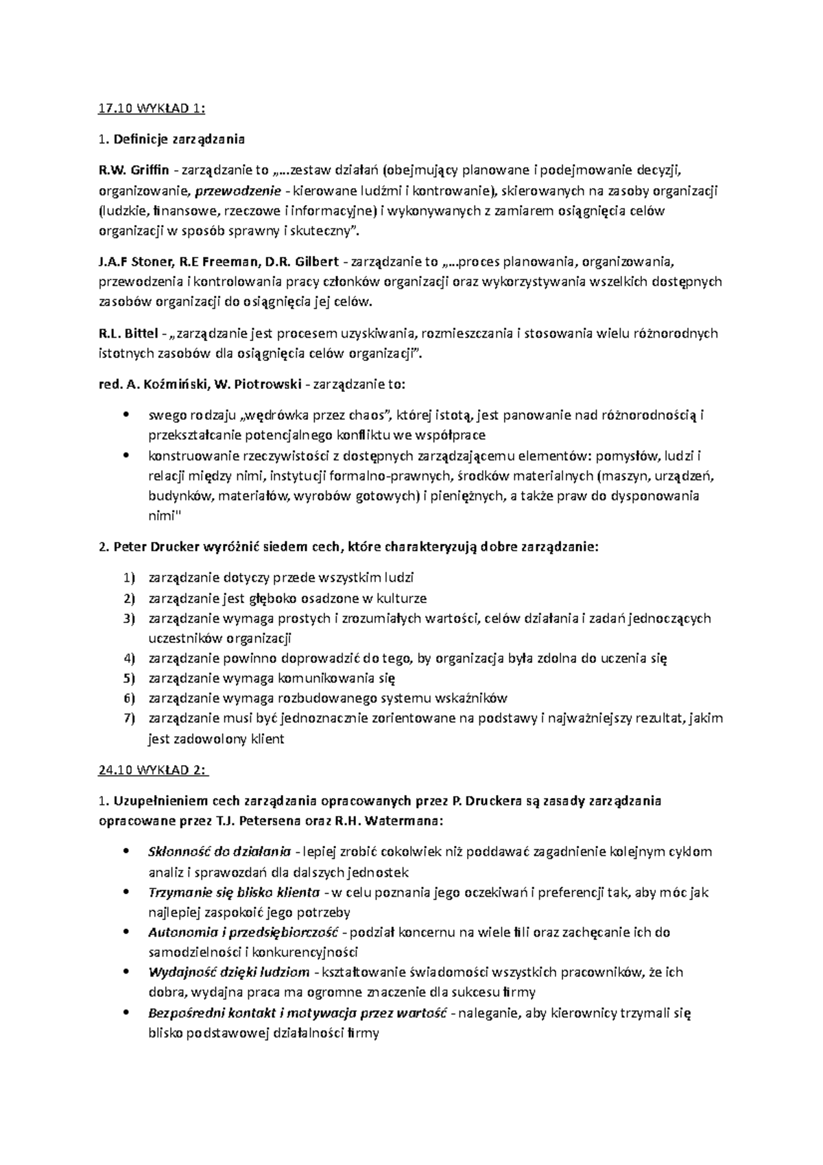 Podstawy Zarządzania Organizacjami Griffin Pdf