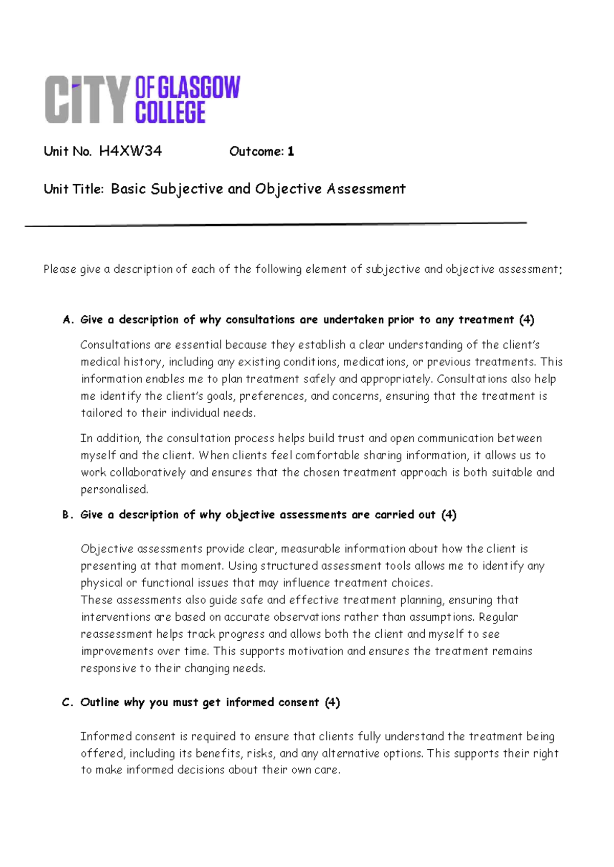 Boalo 1Assess (3) - Basic Subjective & Objective Assessment Overview ...