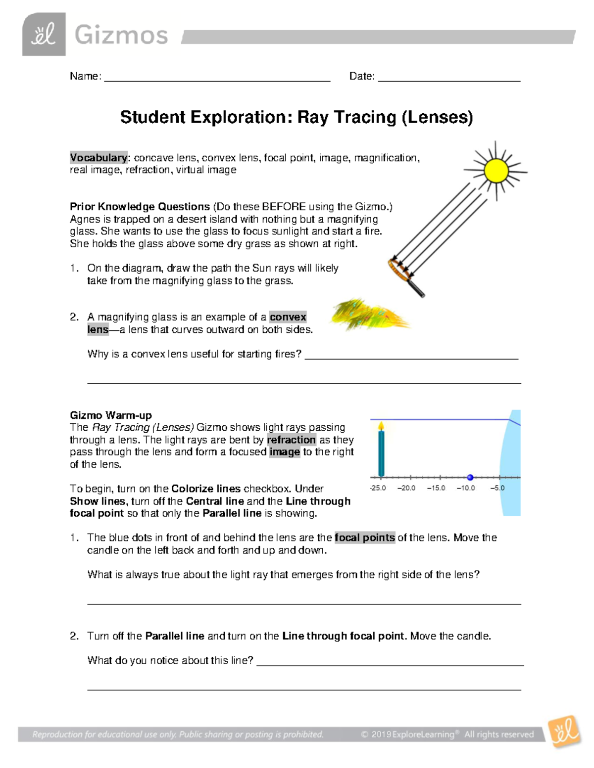 Ray Tracing Lenses SE: Understanding Convex and Concave Lenses - Studocu