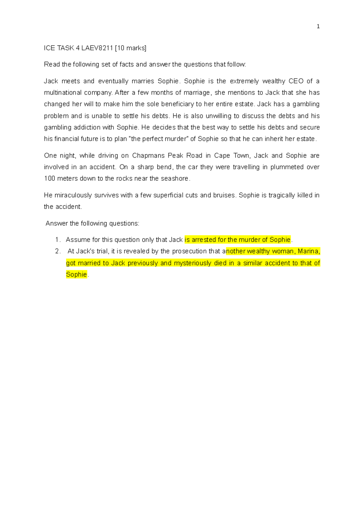 Law of Evidence SIMILAR FACT EVIDENCE - LACO6211 - Studocu