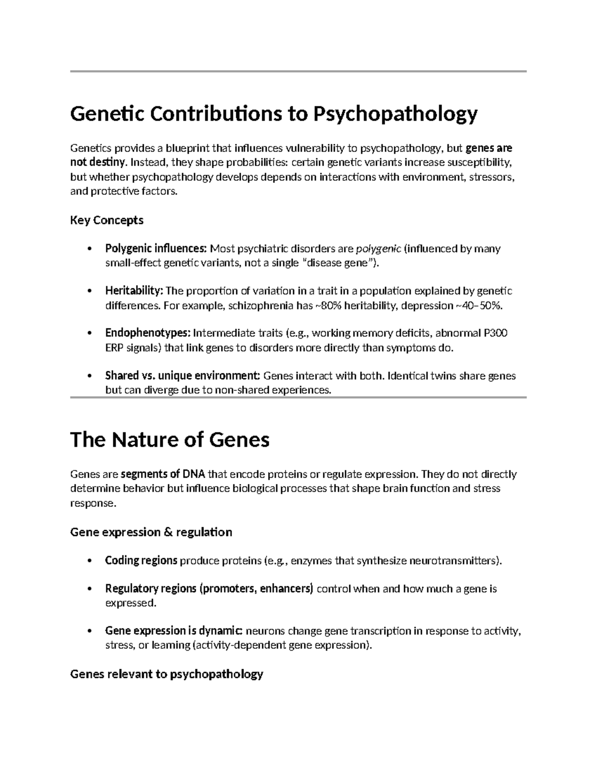 CHAP2 Abpsych - Genetic Influences on Psychopathology and Behavior ...