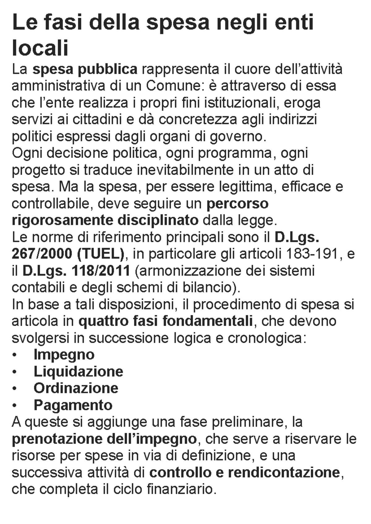 geekvape aegis solo 3 istruzioni Le fasi della spesa pubblica negli enti locali: un'analisi dettagliata