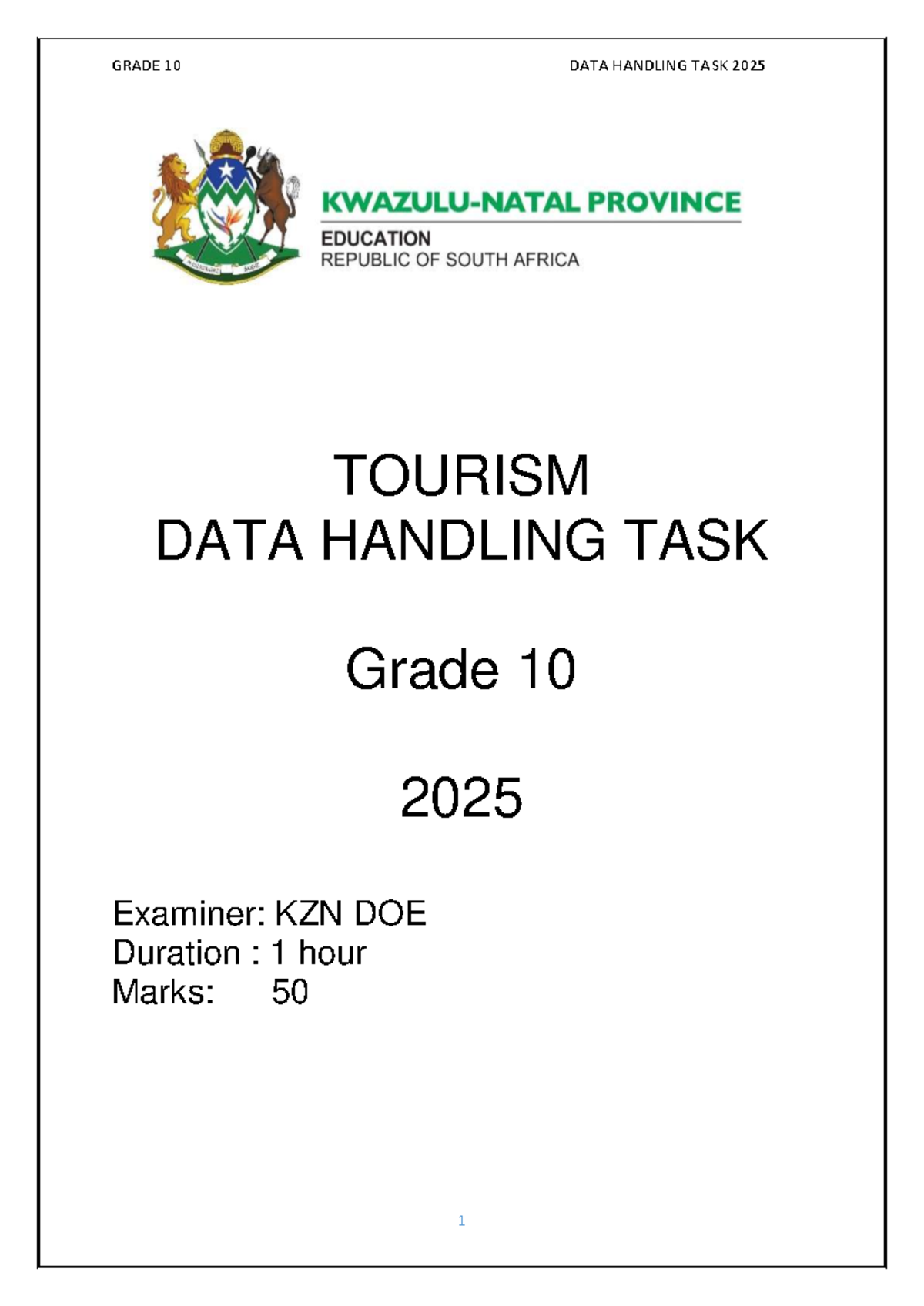 grade-10-data-handling-task-2025-tourism-analysis-qp-kzn-studocu