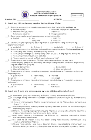 Lesson 3 Defining Globalization - UNIT 1: UNDERSTANDING THE ...