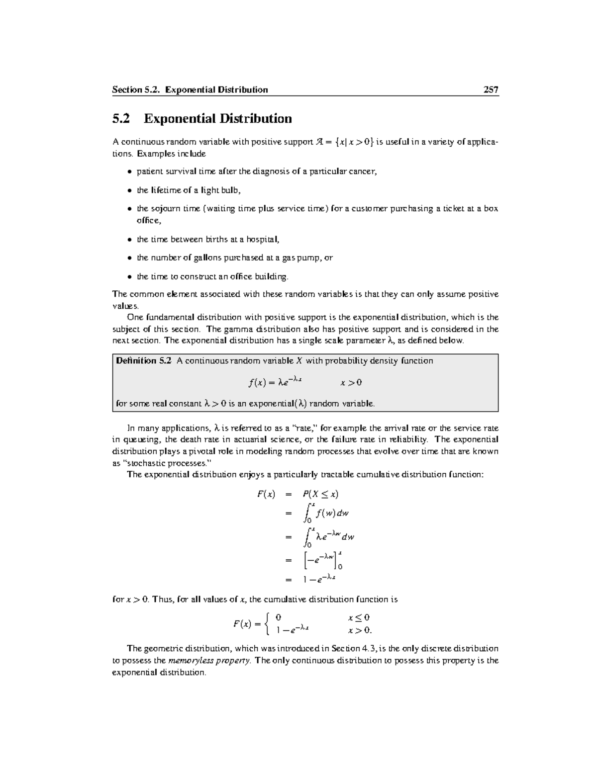 Chapter 5.2 - Exponential Distribution: Key Concepts and Applications ...