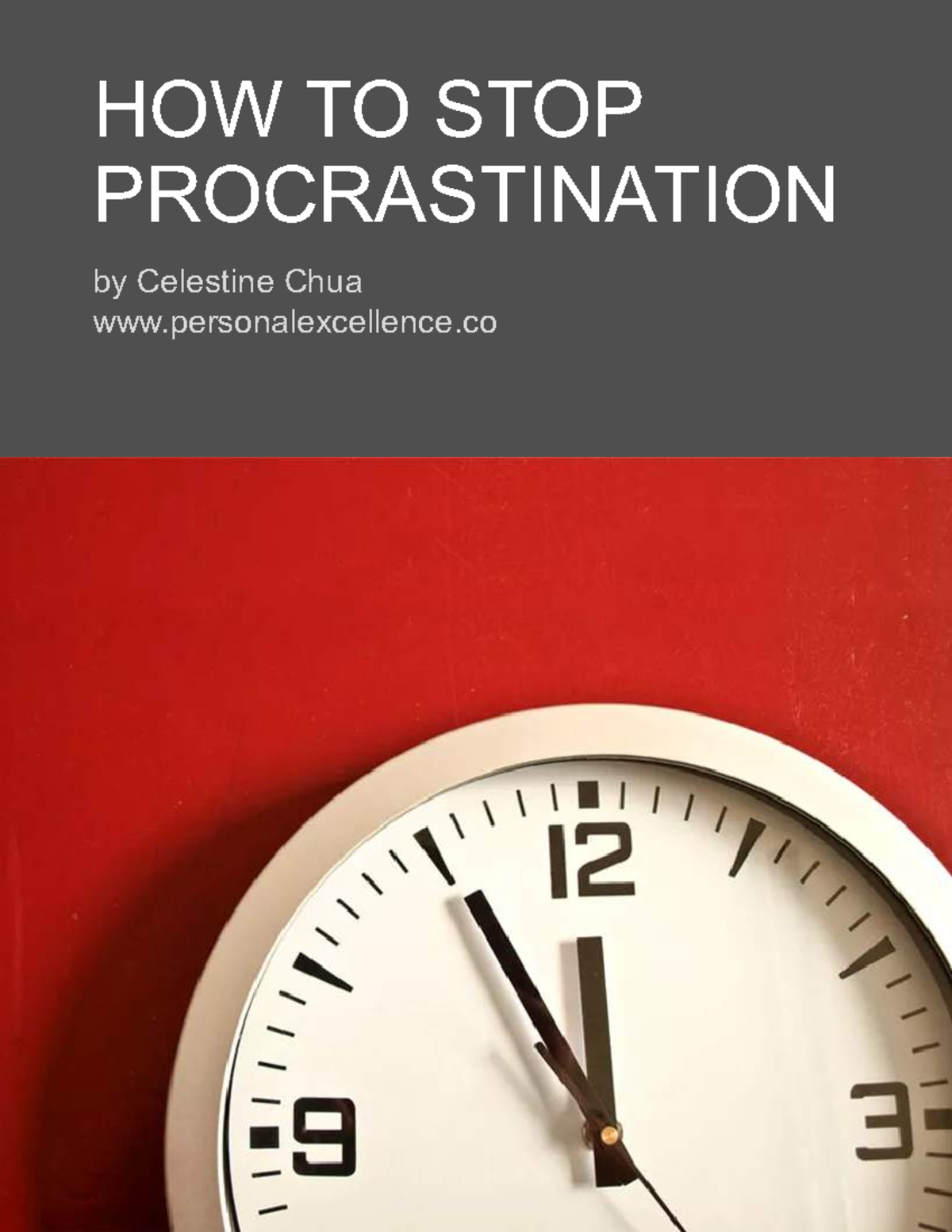 17. How to stop procrastination author Celestine Chua - HOW TO STOP ...
