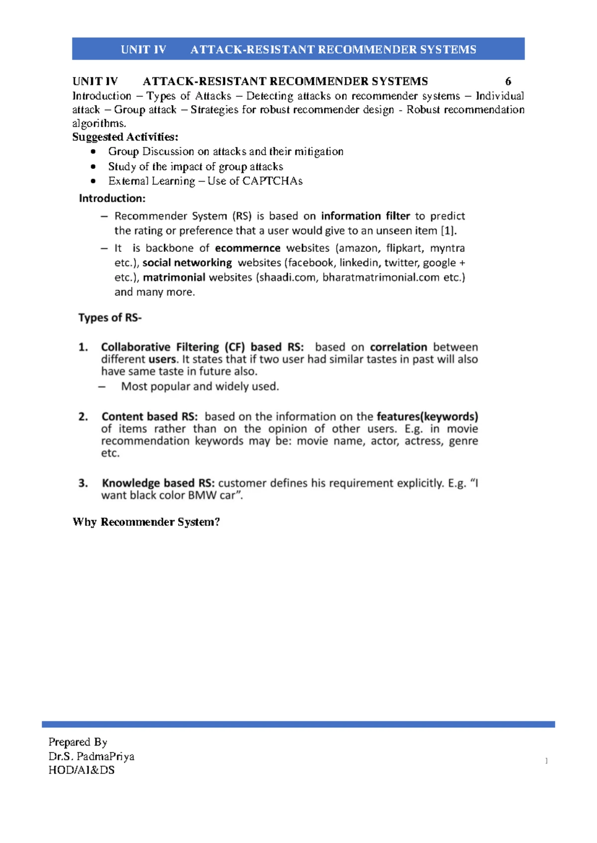 IT3401 - WEB Essentials - Course Syllabus and Objectives - Studocu