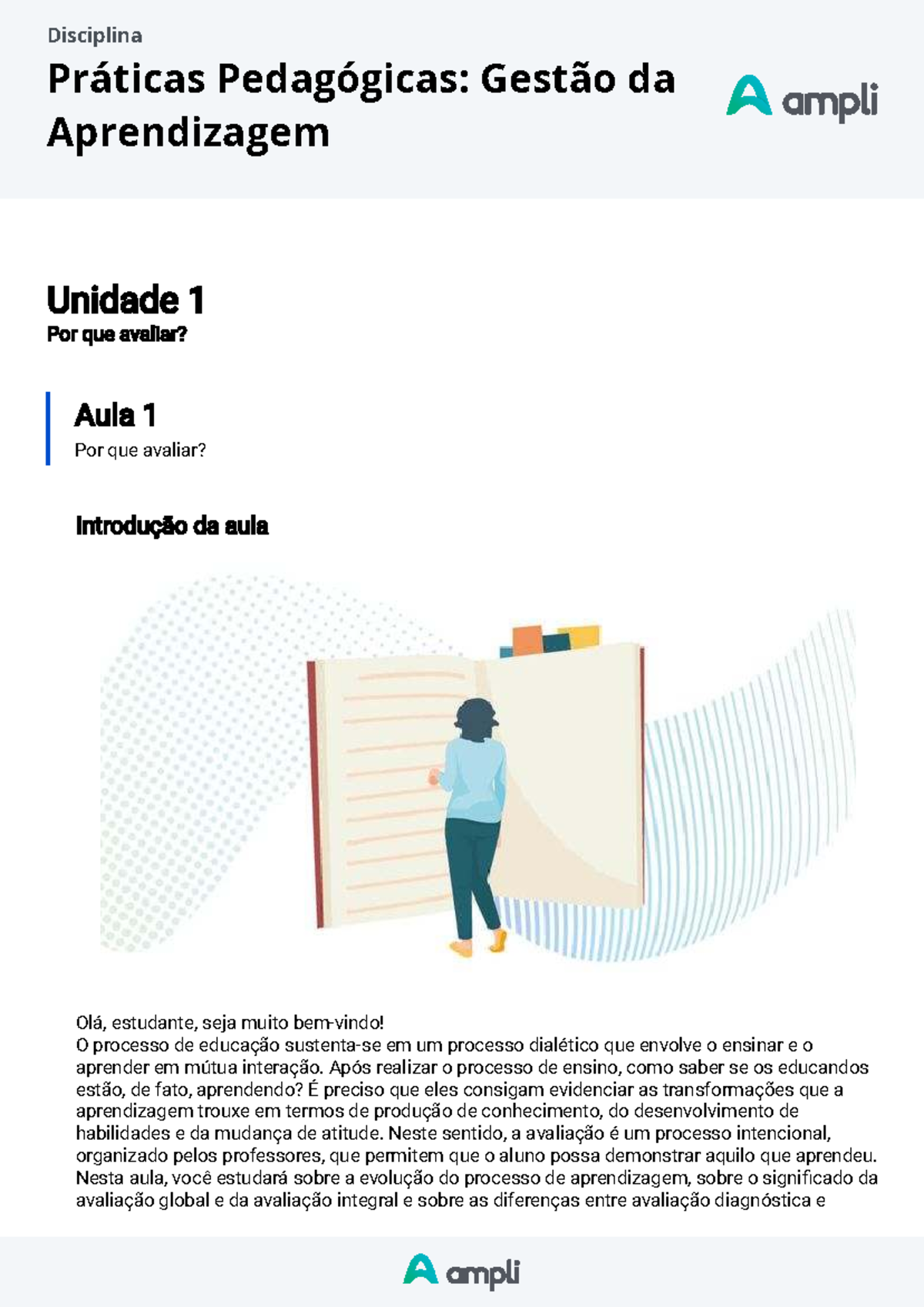 Práticas Pedagógicas: Gestão da Aprendizagem - Avaliação e Diagnóstico ...
