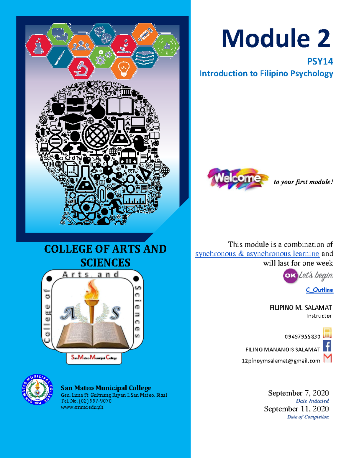 Module 2- PSY14 - Filipino Psychology - San Mateo Municipal College ...