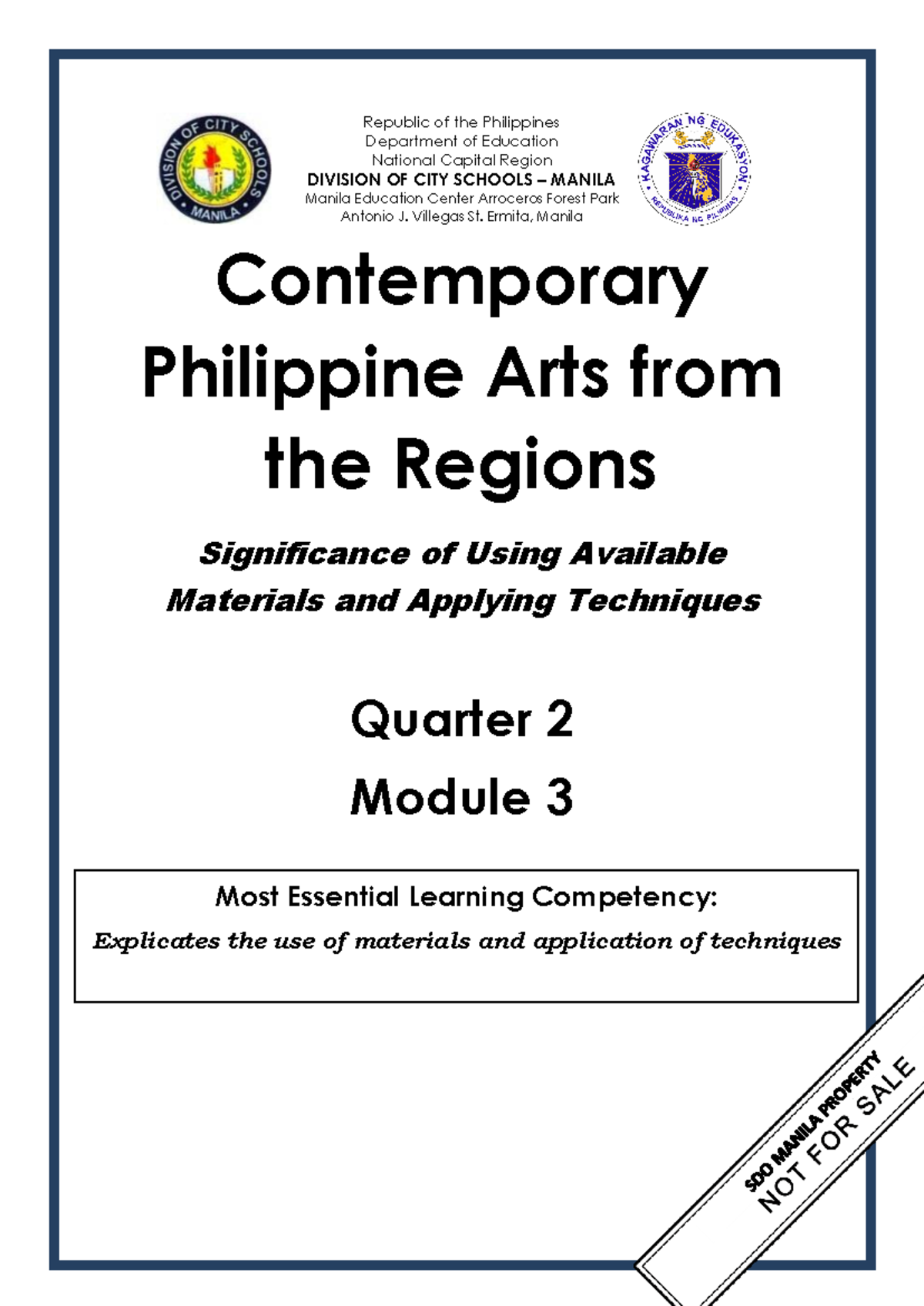 Copy-of-CPAR Q2 Mod3 - Contemporary Philippine Arts from the Regions ...