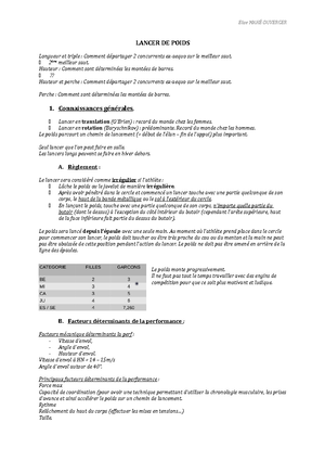 Les sauts athlétiques définitions - Emilie CHOVRELAT – UFR STAPS RENNES ...