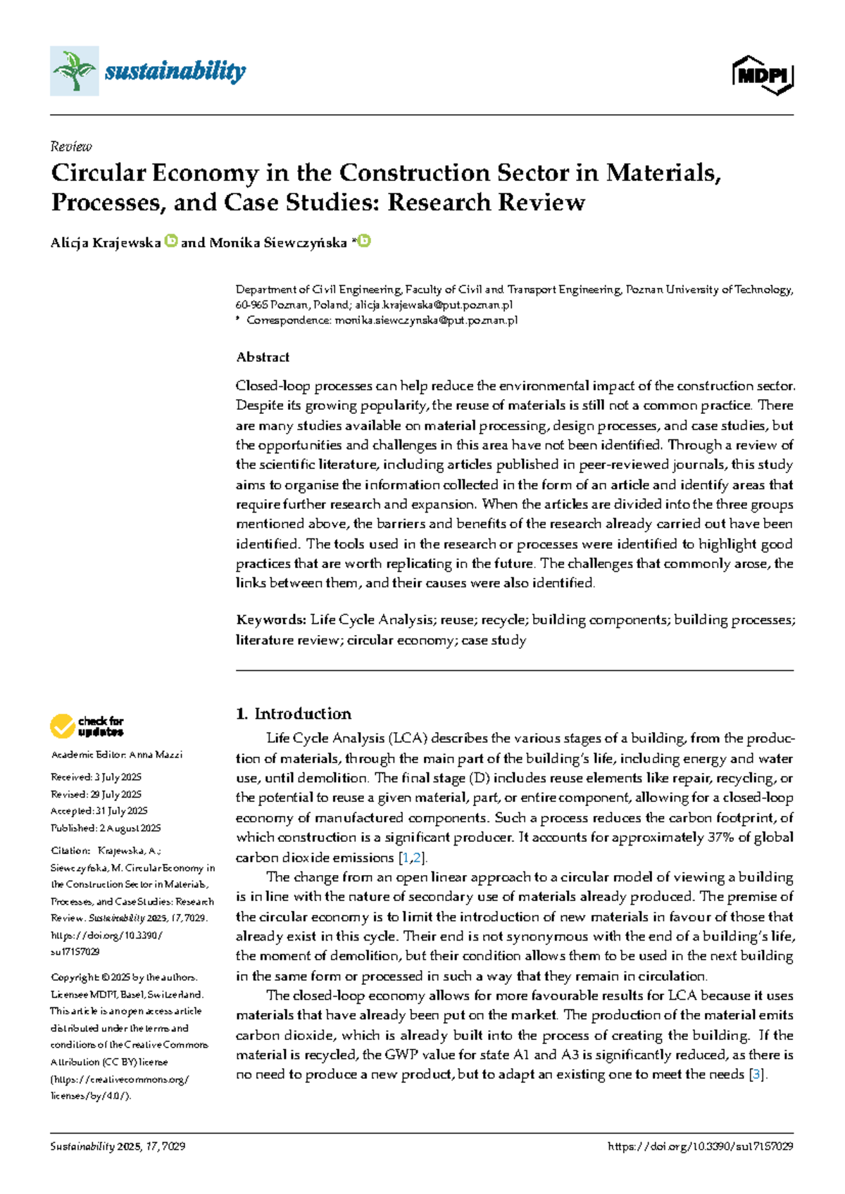 Circular Economy in Construction: Materials, Processes & Case Studies ...