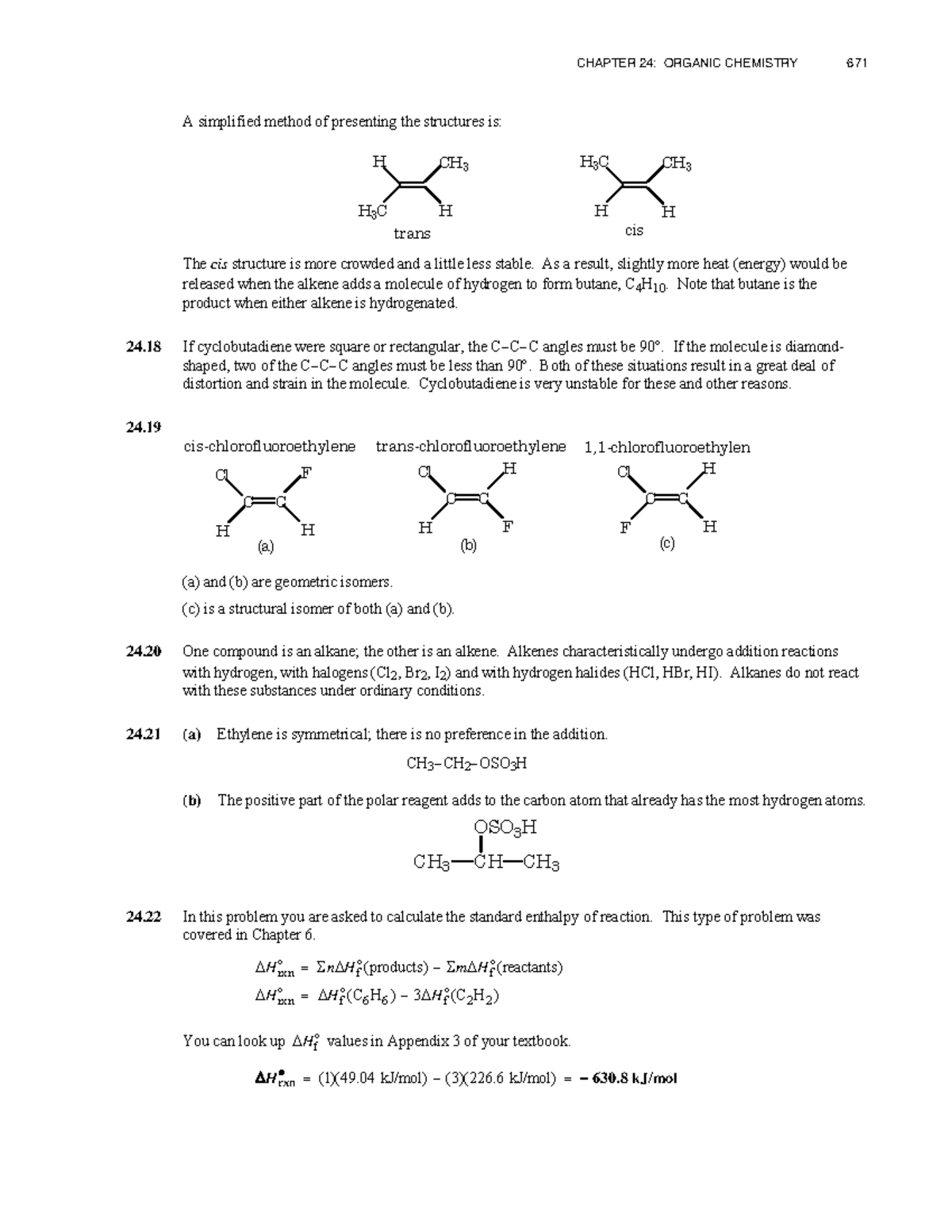 CHAPTER 24: ORGANIC CHEMISTRY (CHEM 671) Summary and Key Concepts - Studocu