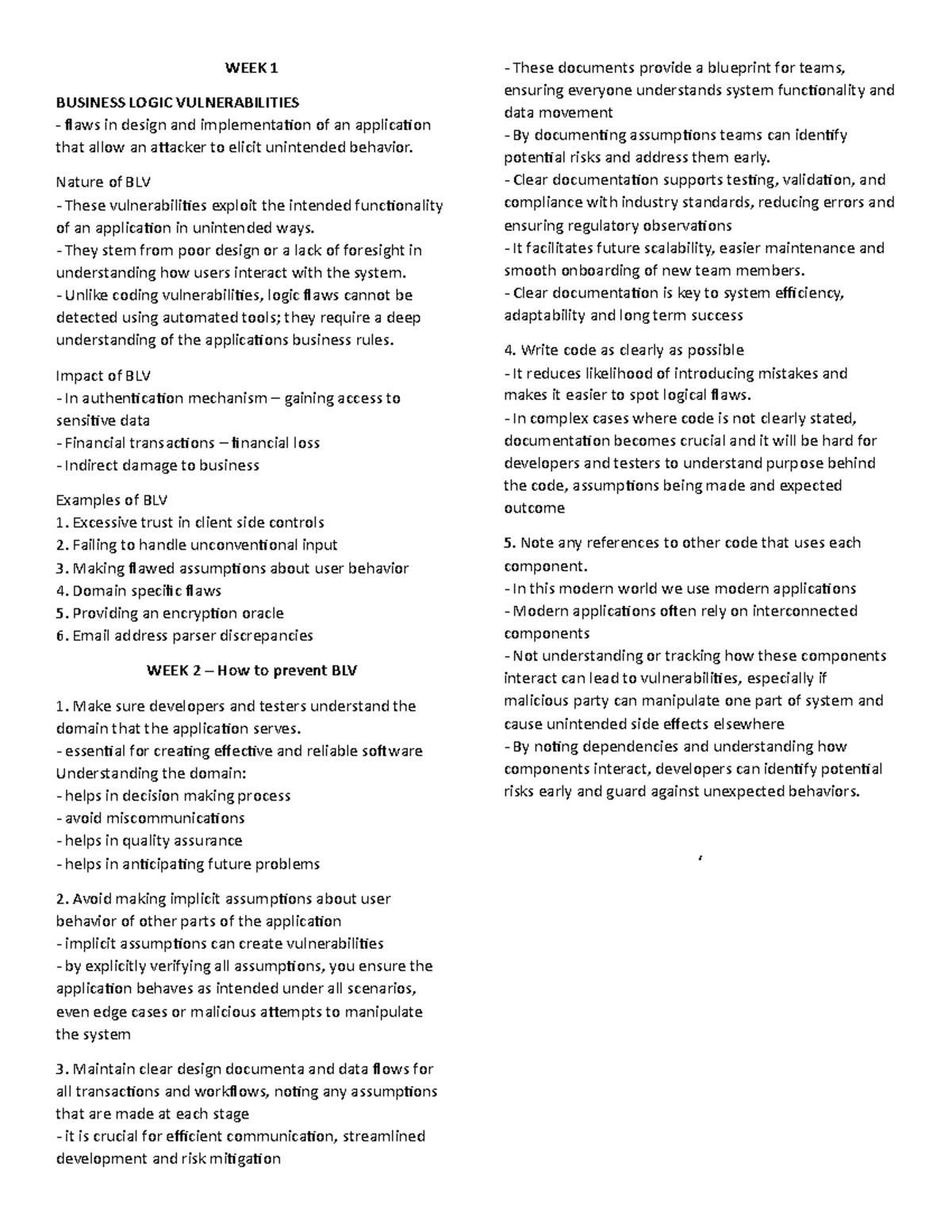 Finals-Business-Logic - WEEK 1 BUSINESS LOGIC VULNERABILITIES flaws in ...