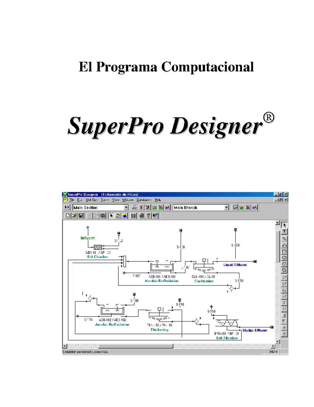 Guía del Programa Computacional SuperPro Designer para Operaciones ...