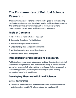 Understanding Causal Inference: Experimental Methods in Political ...