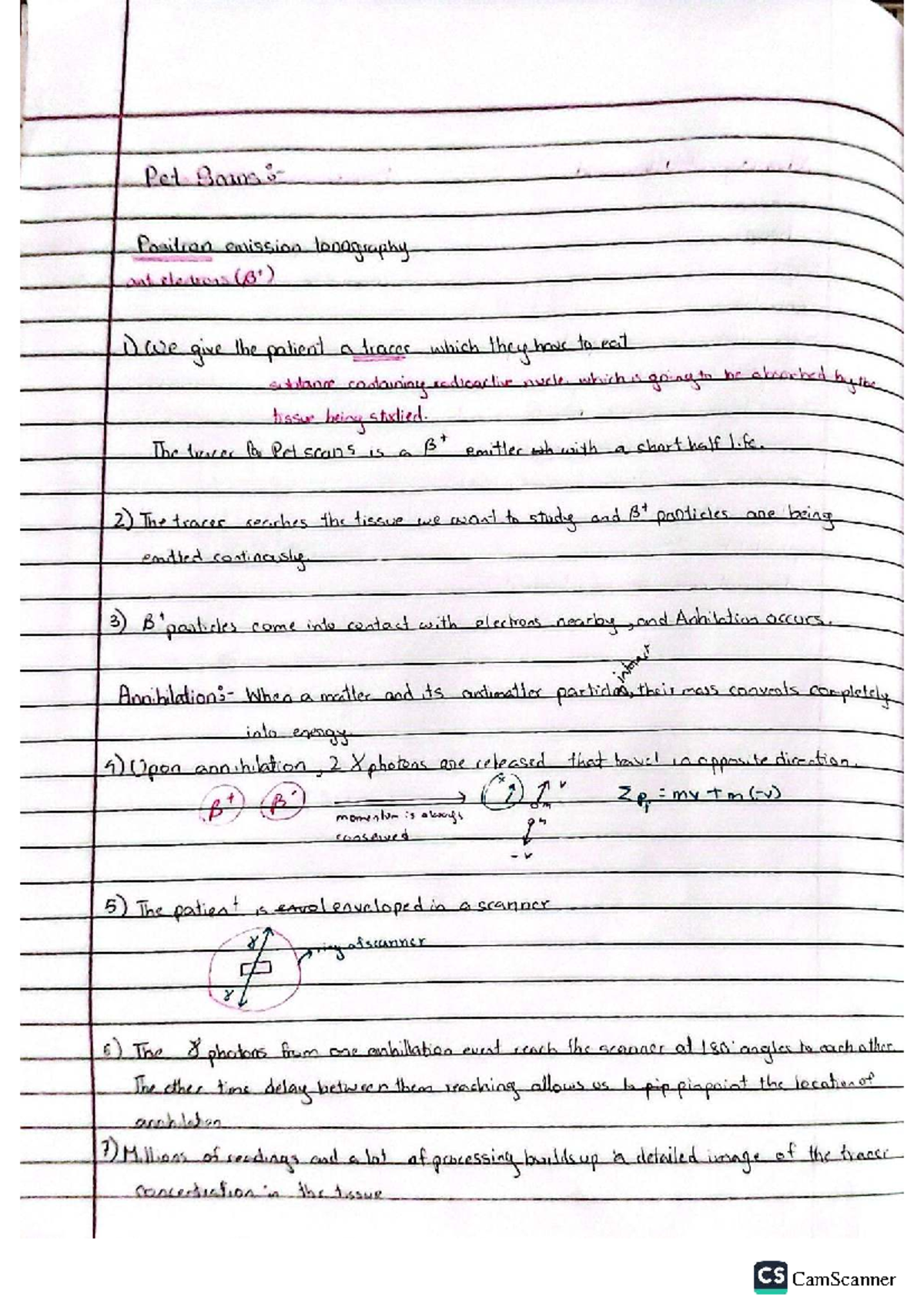 9702 A2 PET Scan - Detailed Notes on PET Imaging Process - Studocu