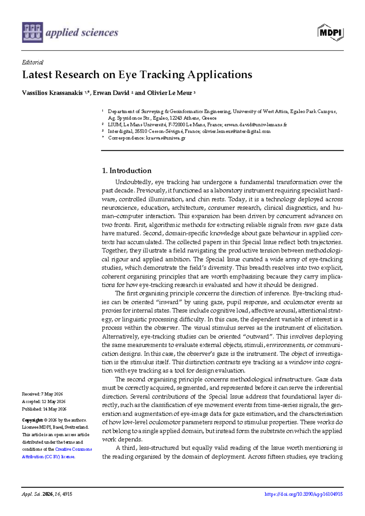 Applsci-16-04915 - Comprehensive Overview of Eye Tracking Applications ...