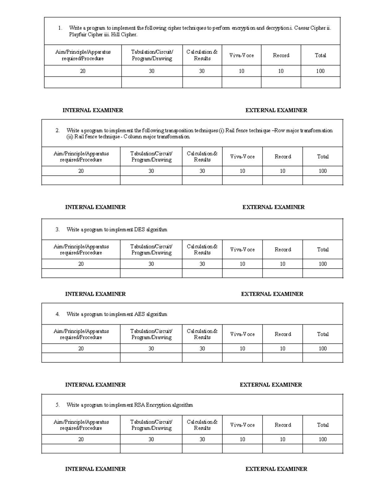 CCS LAB - Cipher Techniques & Encryption Algorithms Notes - Studocu