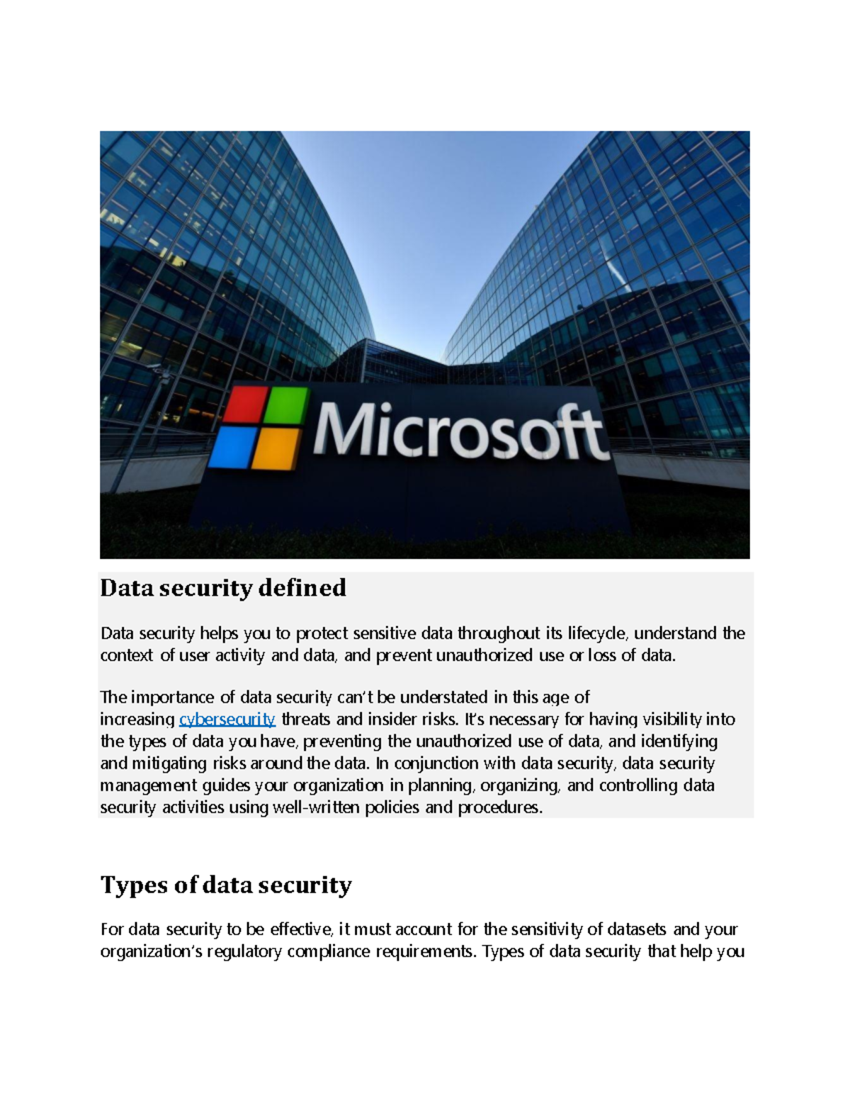 Data Security Management Strategies and Best Practices - [Course Code ...