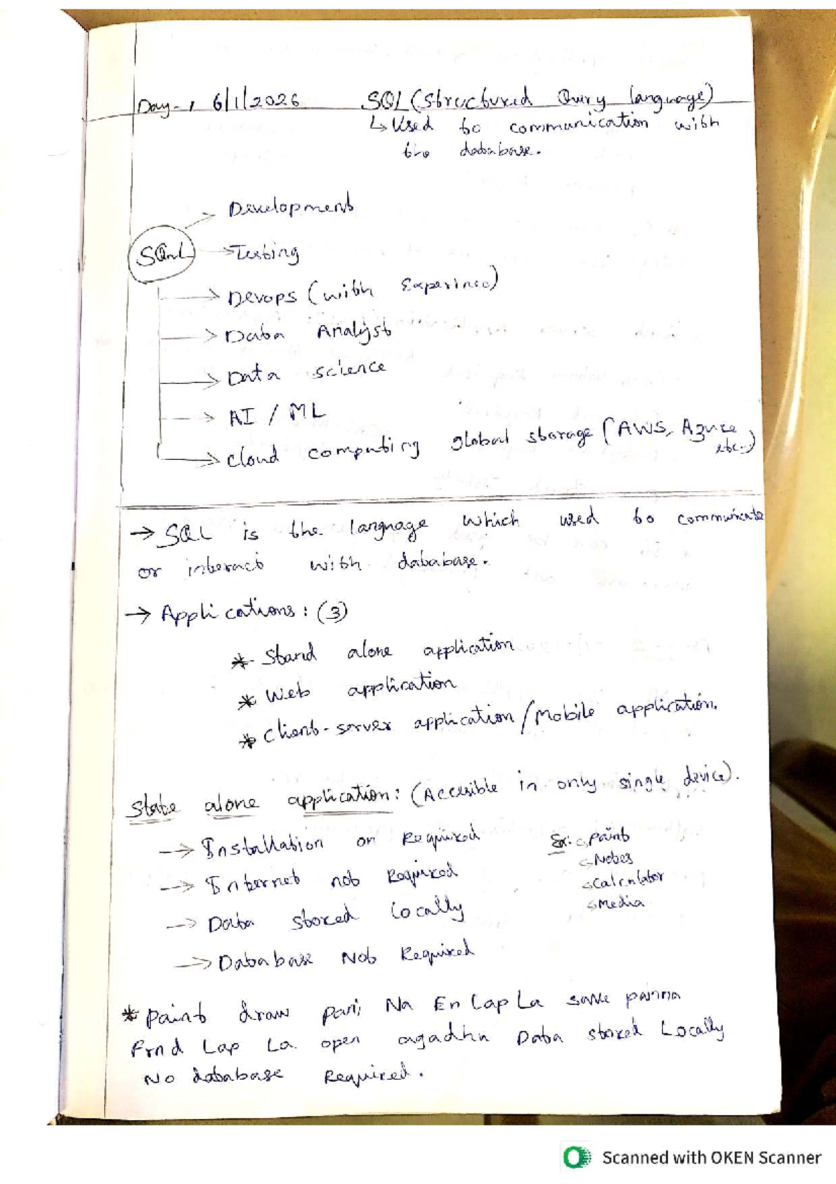 SQL Notes for Course AJAY 2026: Comprehensive Study Guide - Studocu