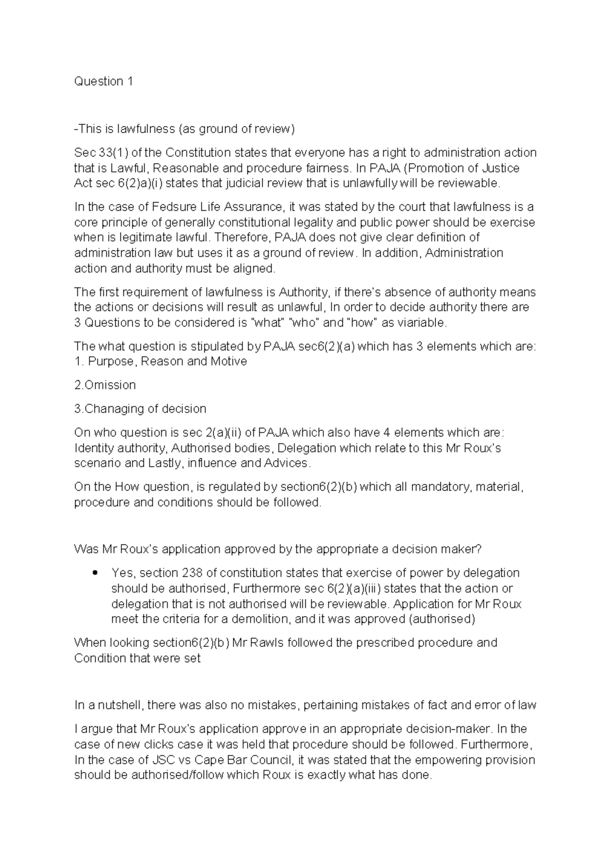 Quiz: LADM Administrative Law Right to Reasons Practice - Studocu