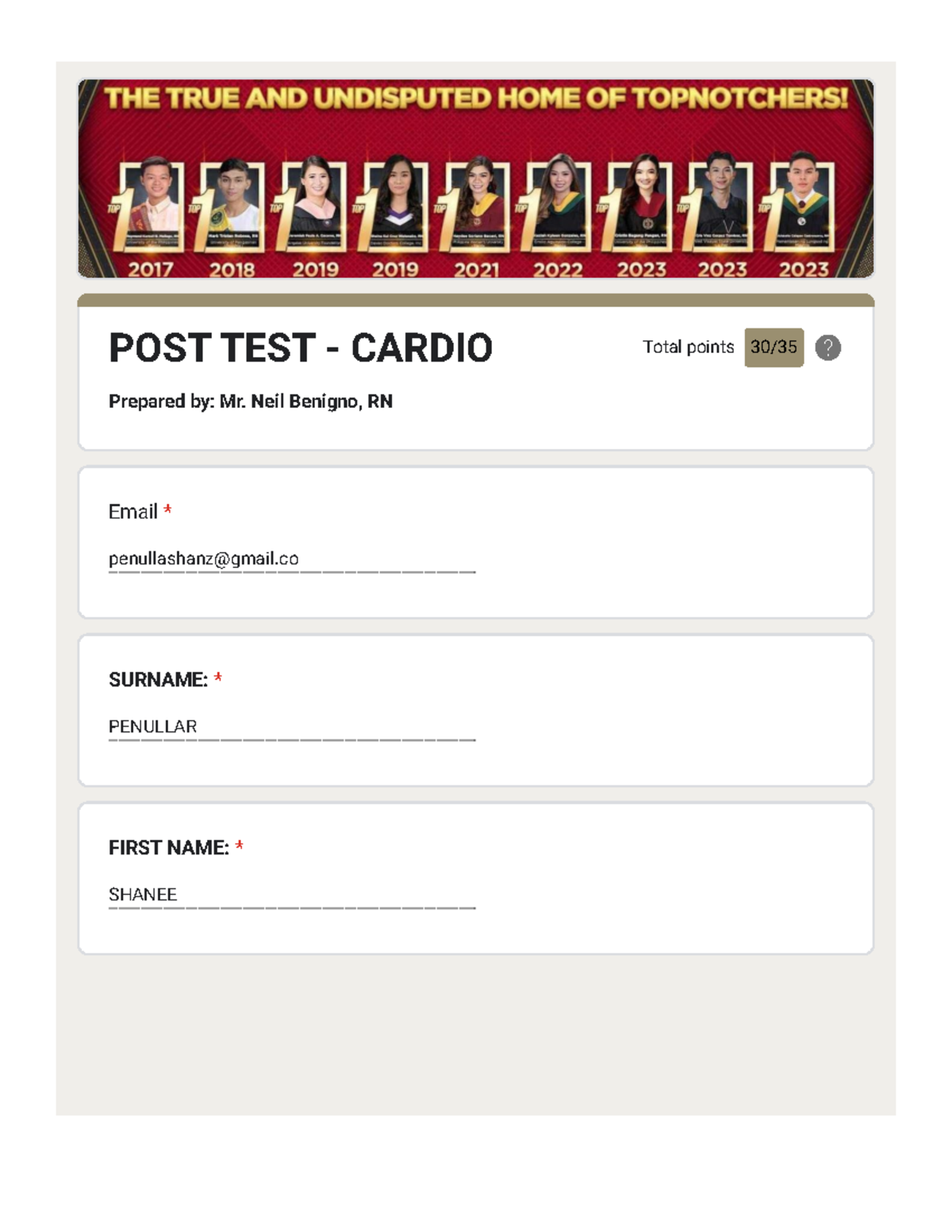 POST-TEST: Cardiology Concepts for Nursing (4BSN) - Studocu