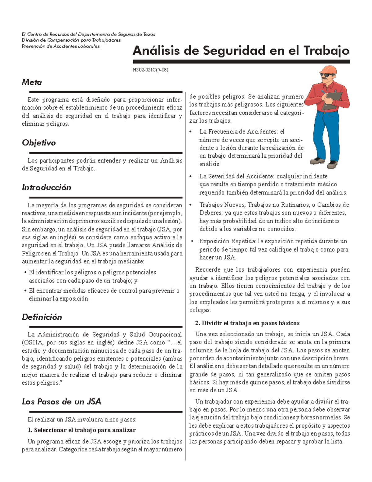 AST - Análisis de Seguridad en el Trabajo: Procedimientos y Peligros ...