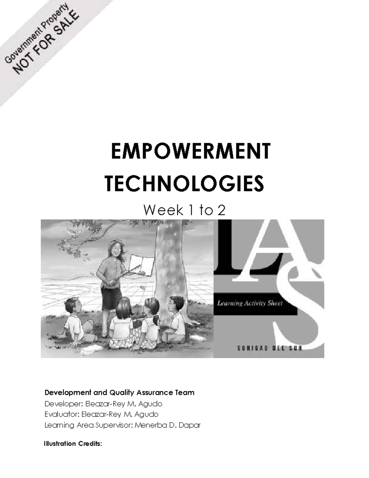 ET wk1 2 - Empowerment technology - EMPOWERMENT TECHNOLOGIES Week 1 to ...