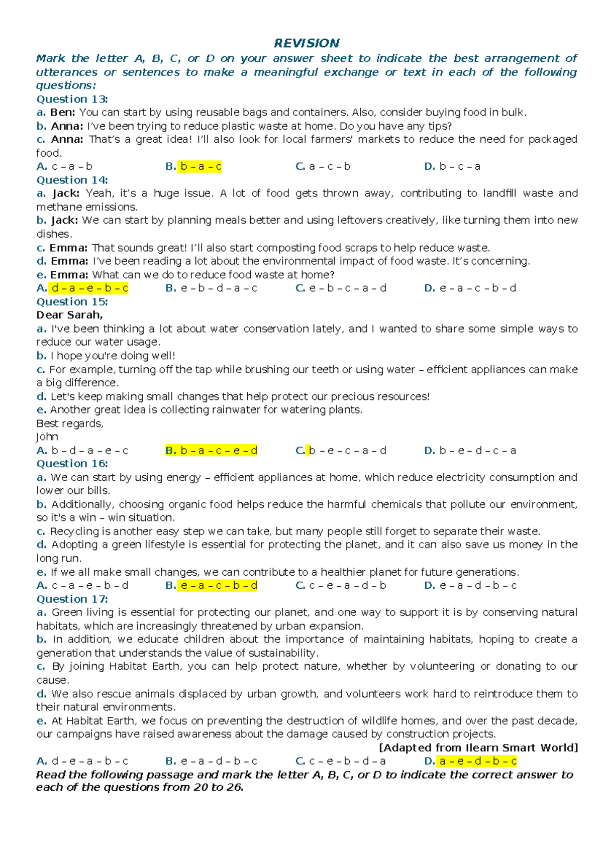 E12-BK1 - Revision 2: Meaningful Sentence Arrangements and Cultural ...