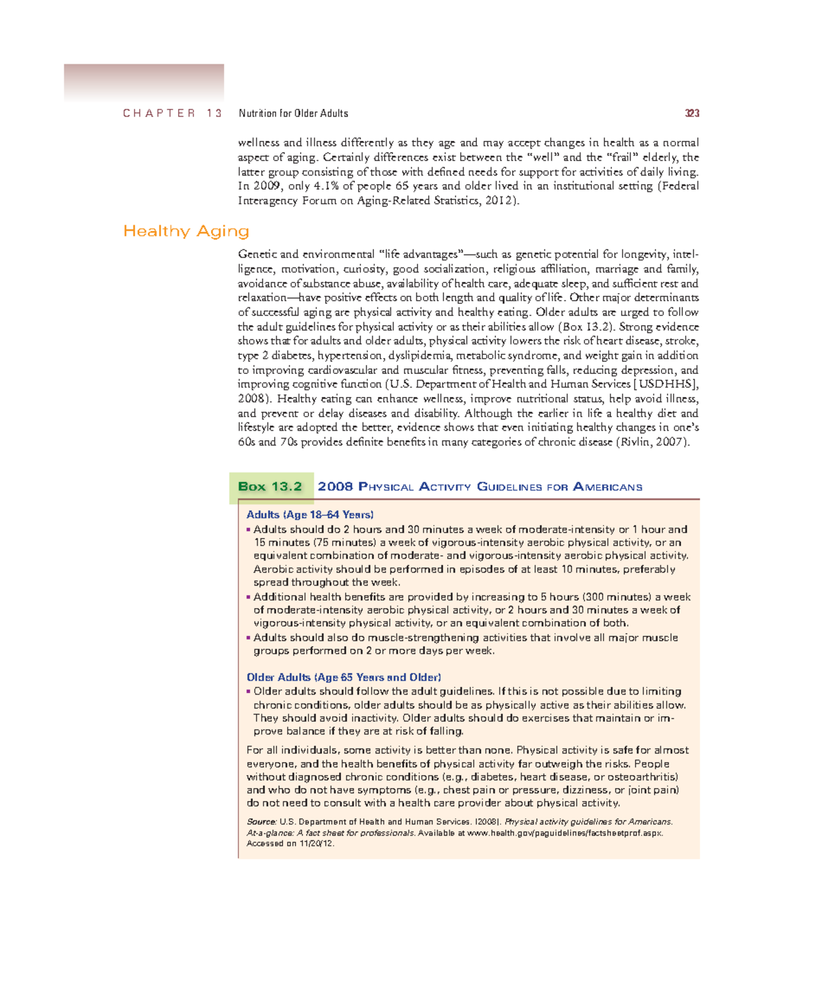 Nutrition Guidelines for Older Adults - Aging 101 Notes - Studocu