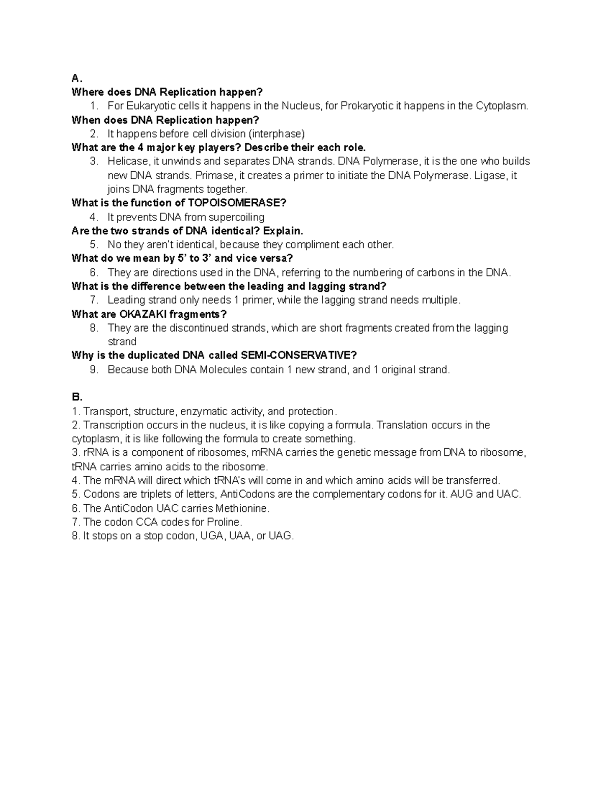 DNA Replication Overview: Key Players & Processes in Eukaryotes and ...