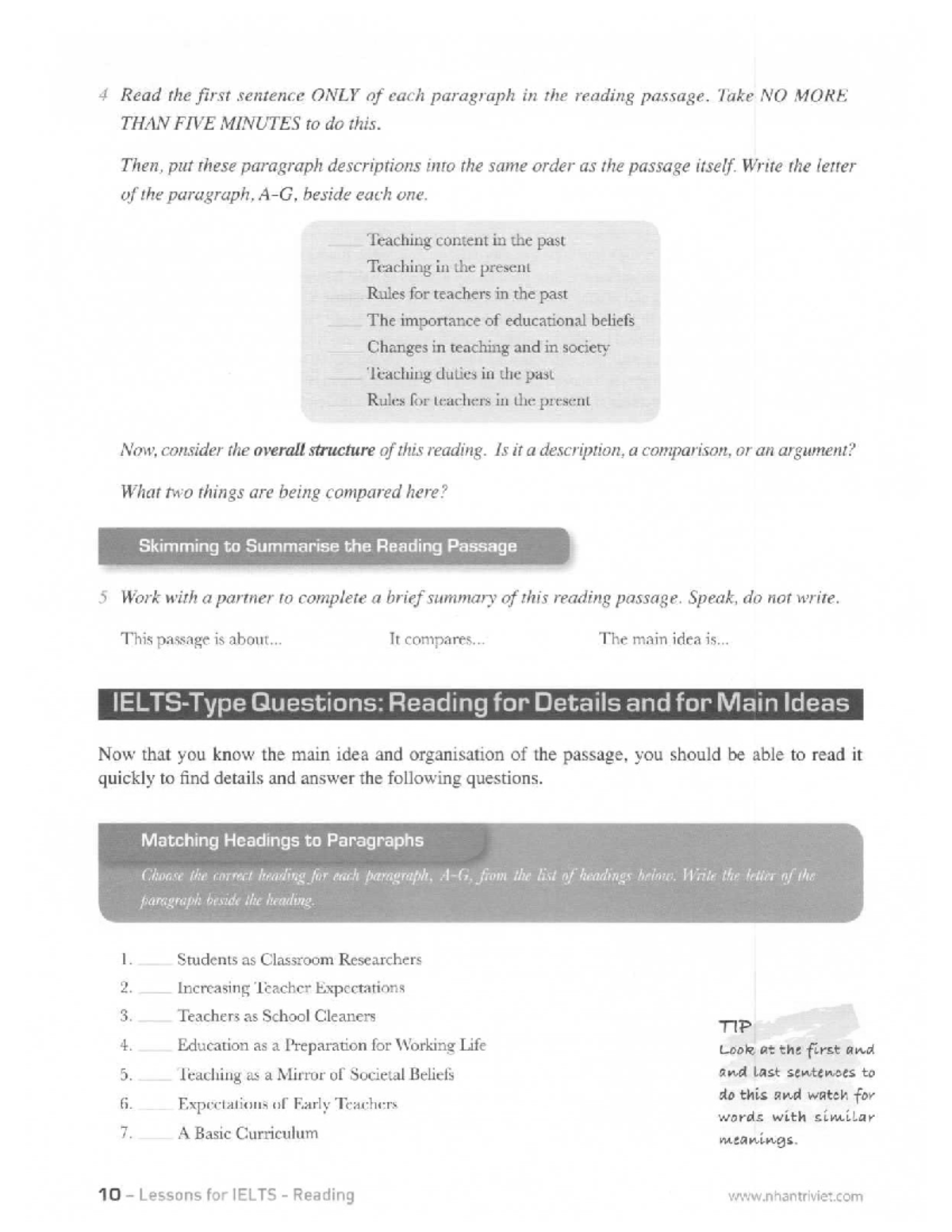 ENG 101: Test 1 Reading Questions and Structure Analysis - Studocu