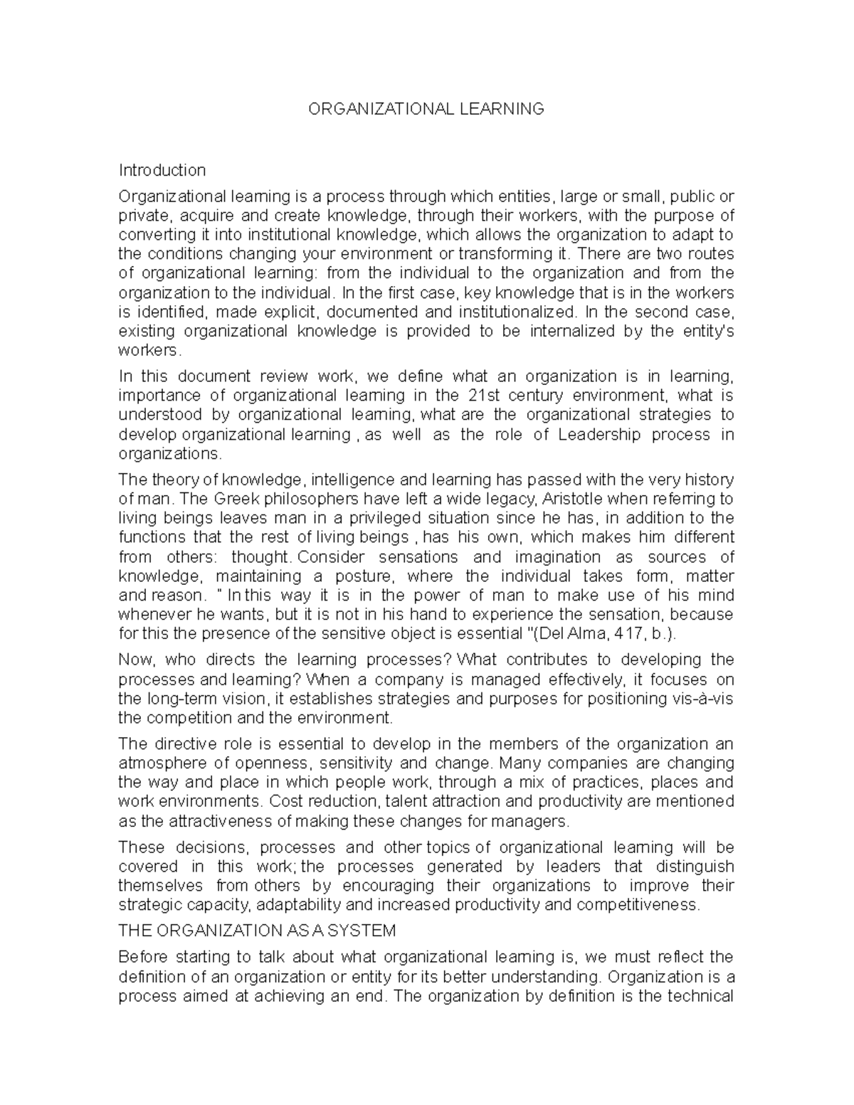 Organizational Learning: Strategies and Importance in Today's Workforce ...