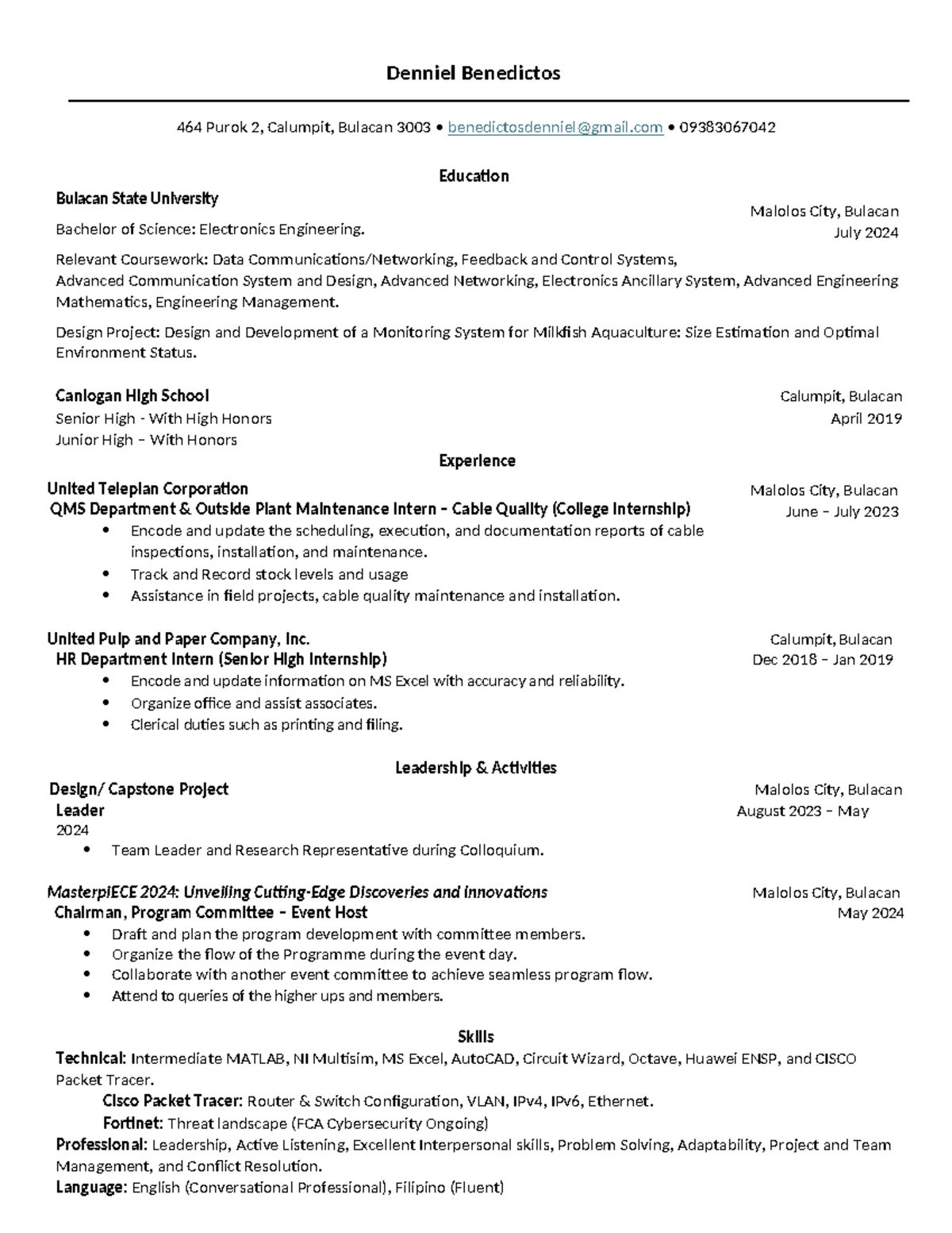 2024-template bullet - sample - 464 Purok 2, Calumpit, Bulacan 3003 ...