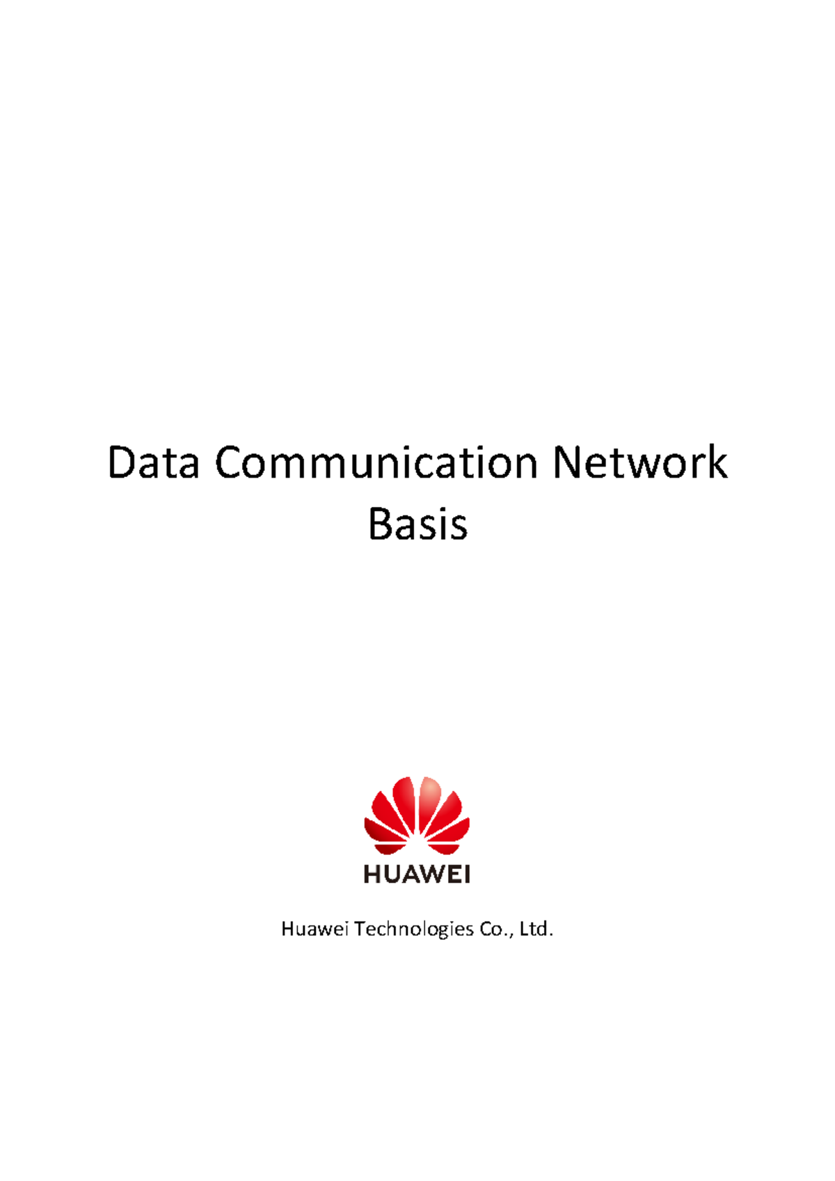 01 - Data Communication Network Fundamentals and Overview - Studocu
