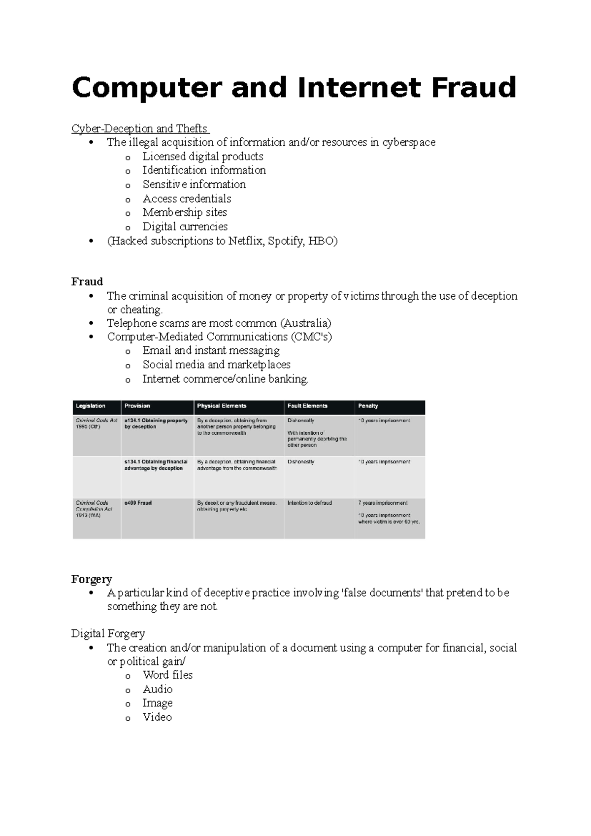 (4&5) Cyber Fraud Overview: Types, Tactics, and Case Studies - Studocu
