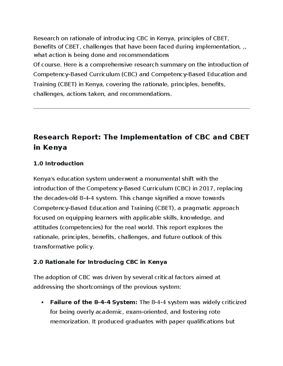 Research Report: Rationale, Benefits, and Challenges of CBC & CBET in ...