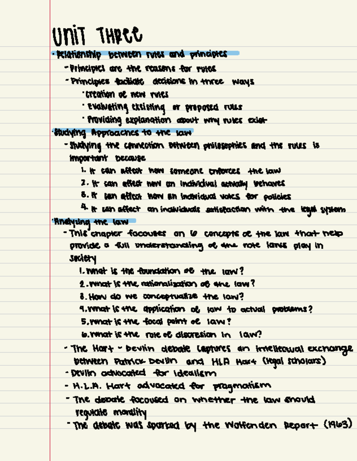 CRJ 100 Module 3 Notes - UnT THRI ·Relationship between rules and ...
