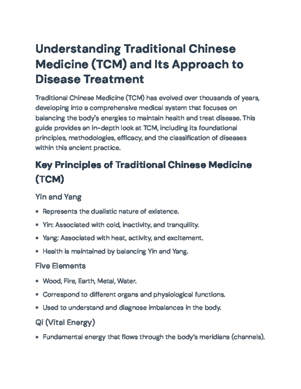 Understanding Traditional Chinese Medicine (TCM): Key Concepts ...