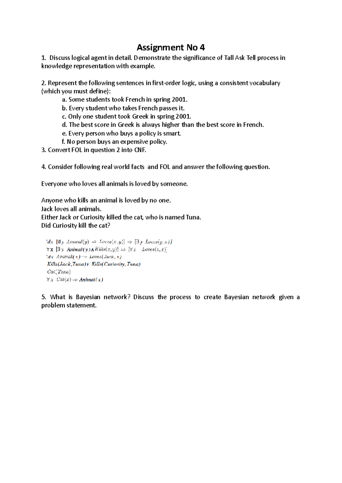 Assignment No 4 - Demonstrate the significance of Tall Ask Tell process ...