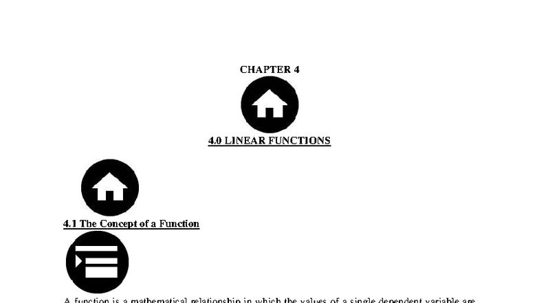 CHAPTER 4: LINEAR FUNCTIONS AND ECONOMIC ANALYSIS - Studocu