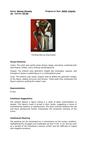 ARTS G8 LAS Q3 WK2 ART APPRECIATON - ARTS 8 QUARTER 3-WEEK 2 OBJECTIVES ...