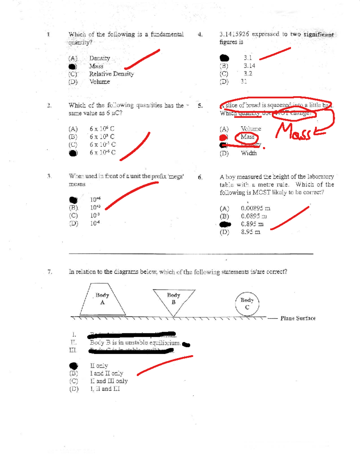 CSEC Physics May/June 2011 Paper 1 Exam Questions and Answers - Studocu